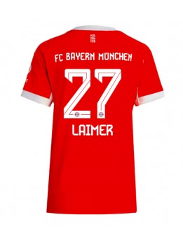 Billige Bayern Munich Konrad Laimer #27 Hjemmedrakt Dame 2025-26 Kortermet